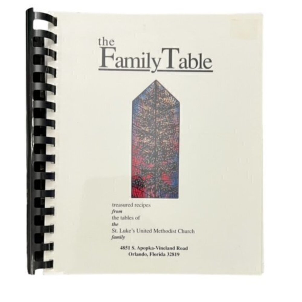 🛍️2 for $25 Sale🛍️ Family Table Spiral Comb Cookbook St Luke's Church 1995